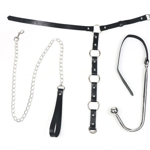 Anal Kinky with and EverydayUse Collar 5853 Hook Leash 1227
